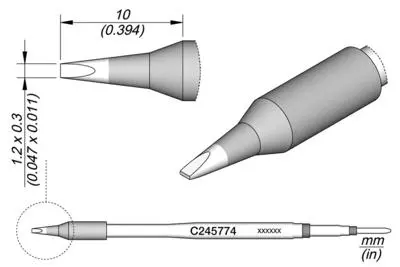 JBC C245-774 Chisel Cartridge