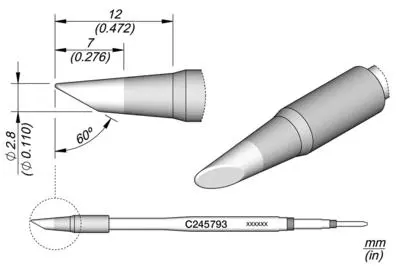 JBC C245-793 Bevel Cartridge