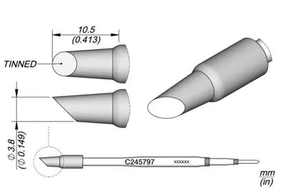 JBC C245-797 Bevel Cartridge