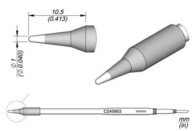 JBC C245-803 Conical Cartridge