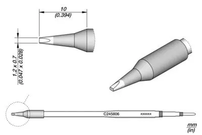 JBC C245-806 Chisel Cartridge