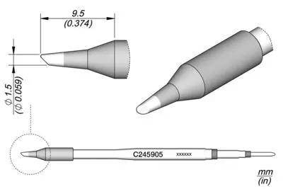 JBC C245-905 Bevel Cartridge