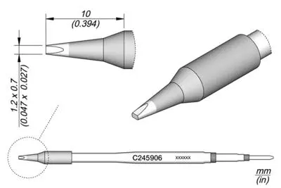 JBC C245-906 Chisel Cartridge