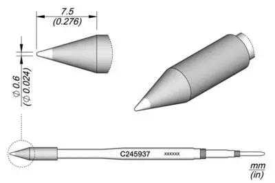 JBC C245-937 Conical Cartridge