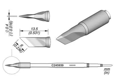 JBC C245-939 Knife Cartridge