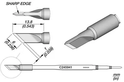 JBC C245-941 Knife Cartridge