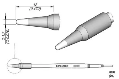 JBC C245-943 Conical Cartridge