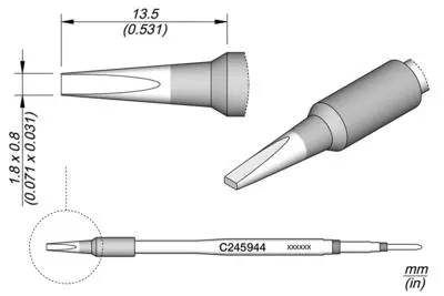 JBC C245-944 Chisel Cartridge