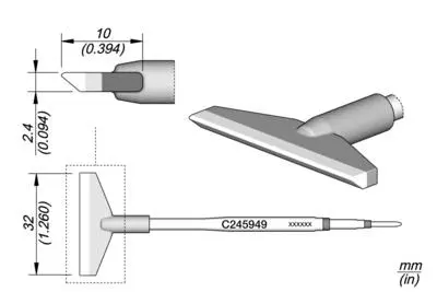 JBC C245-949 Knife Cartridge