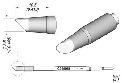 JBC C245-951 Bevel Cartridge