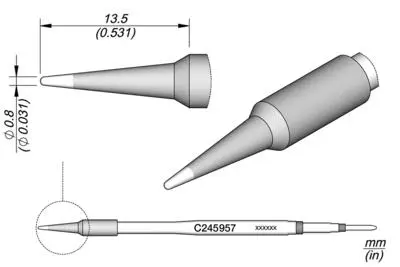 JBC C245-957 Conical Cartridge