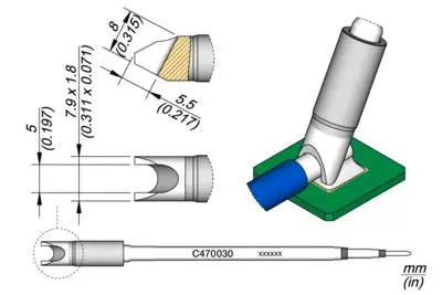 JBC C470-030 Barrel Cartridge