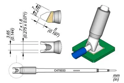 JBC C470-033 Barrel Cartridge