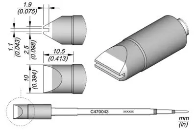 JBC C470-043 Drag Cartridge