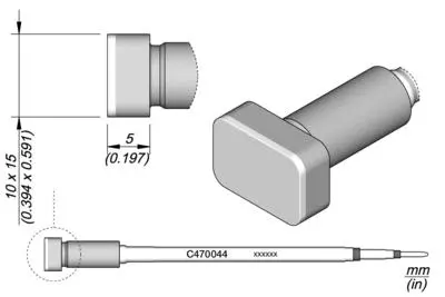 JBC C470-044 RF Shield Removal Cartridge