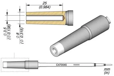 JBC C470-045 Pin/Connector Cartridge