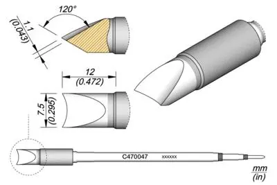 JBC C470-047 Pin/Connector Cartridge