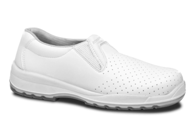 Robusta Carmen White perforado O1 SRC safety shoes