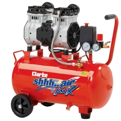 Clarke Shh Air Max 24/150,Quiet Run Compressor,24L