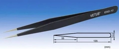 Vetus Tweezers ESD-12